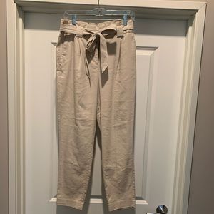 Express Sash Tie Ankle Pants